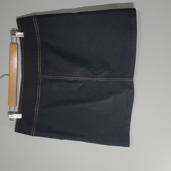 BisouBisou skirt women's size 12 black false pockets - Picture 5 of 16